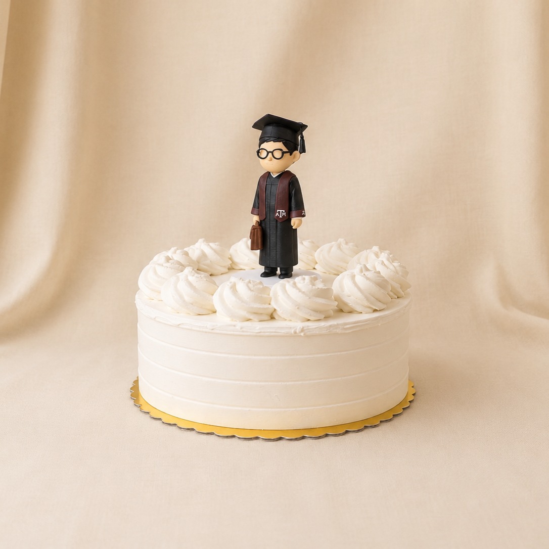Custom milestone cake topper
