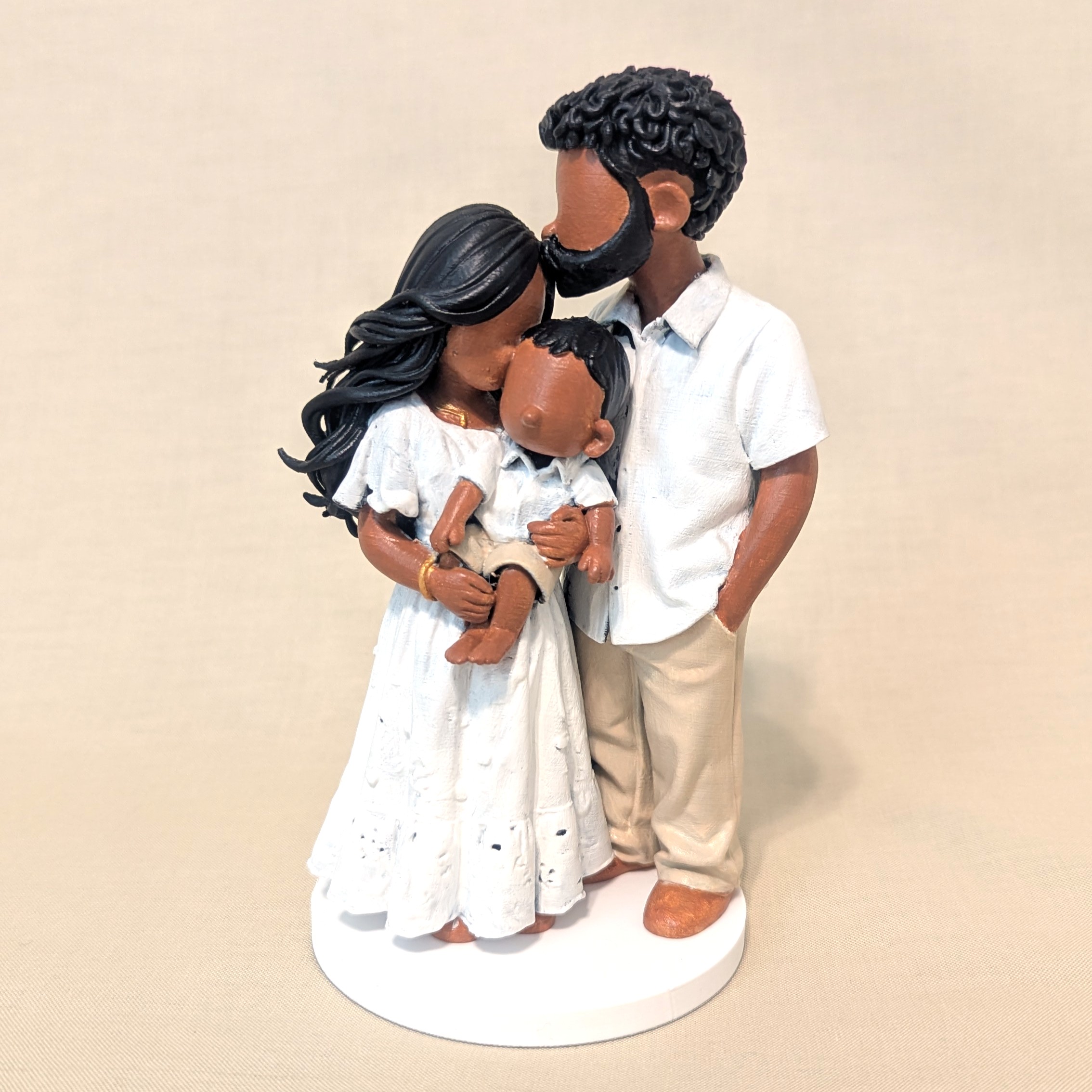 Anniversary pair cake topper